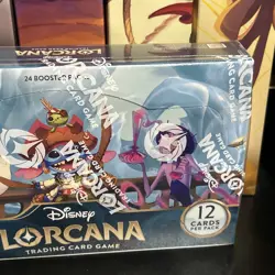 Lorcana Azurite Sea Disney Booster Box TCG Factory Sealed - Image 3