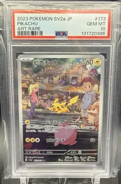 Pikachu 173/165 Sv2a: Pokemon Card 151 Holo (Japanese) PSA 10 - Image 1