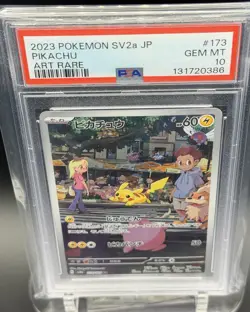 Pikachu 173/165 Sv2a: Pokemon Card 151 Holo (Japanese) PSA 10 - Image 2