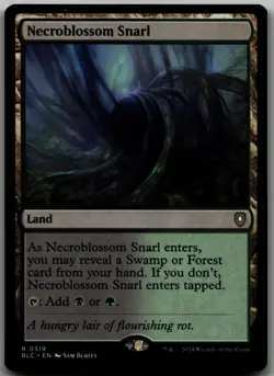 Necroblossom Snarl R Commander: Bloomburrow 319 LP - Image 1