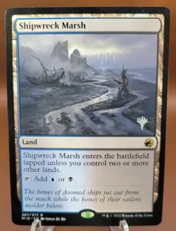 PROMO Shipwreck Marsh x1 MTG Innistrad Midnight Hunt Magic Near Mint NM English - Image 1