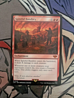 MTG Spiteful Banditry Lord of the Rings: Tales of Middle-Earth - NM Regular - Image 1