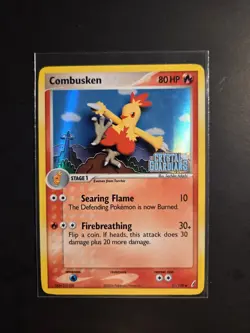 Combusken 31/100 Ex Crystal Guardians Reverse Holo Foil Stamped Pokemon Card LP - Image 1
