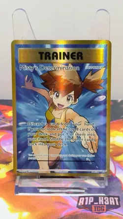 Pokemon Misty's Determination Full Art Holo Ultra Rare Evolutions 108/108 - Image 1