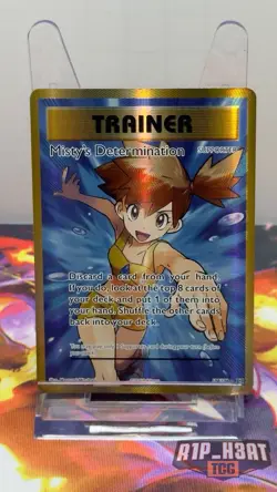 Pokemon Misty's Determination Full Art Holo Ultra Rare Evolutions 108/108 - Image 2