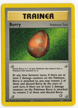 Berry 99/111 Neo Genesis TRAINER Pokemon Card - Image 1