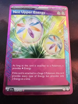 Neo Upper Energy ACE SPEC Rare 162/162 - Temporal Forces - Pokemon TCG - NM Holo - Image 1