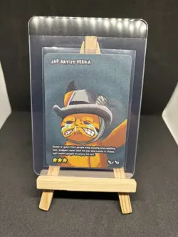 Pokedoodles Sad Artist Pika 92/90 - Rare Card - Pokemon Van Gogh Pikachu Fan Art - Image 1