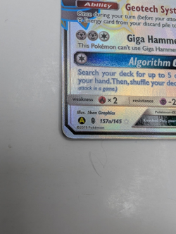 Pokemon TCG Metagross GX 157a/145 Hidden Fates Promo Near Mint - Image 5