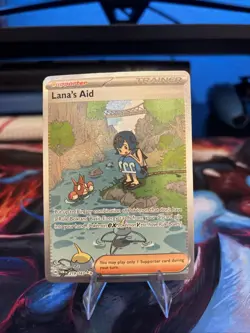 Pokemon TCG Lana’s Aid 219/167 Twilight Masquerade Special Illustration Rare NM - Image 1