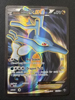 Kingdra EX - 122/124 - Full Art Ultra Rare Fates Collide - Pokemon TCG-NM - Image 1
