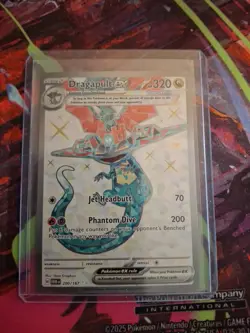 Dragapult EX 200/167 Ultra Rare Holo Pokemon TCG Twilight Masquerade - Image 1