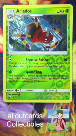 2018 Pokemon Celestial Storm Ariados Reverse Holo 6/168 NM/M - Image 1