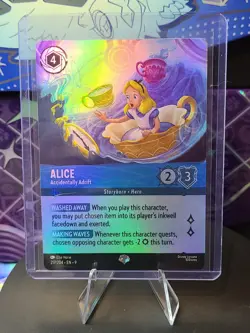 Alice - Accidentally Adrift (Epic) 217/204 Cold Foil Fabled Disney Lorcana NM/M - Image 1