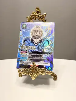 Union Arena Winner Card Genos OPM-1-048 One Punch Man - English - Image 2