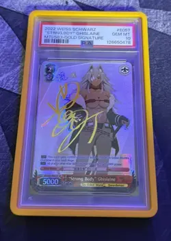 Weiss Schwarz Strong Body Ghislaine Gold Signature SP PSA 10 - Image 1