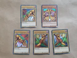 YUGIOH: Exodia the Forbidden One Set 5-card Complete LDK2 Common NM - Image 2