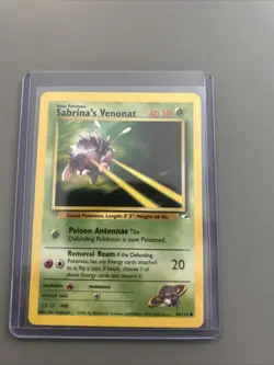 Pokemon TCG Sabrina's Venonat Gym Heroes 96/132 Unlimited Common Card - Image 1