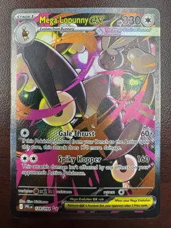 Mega Lopunny Ex 128/094 Special Illustration Rare Pokemon Card Phantasmal Flames - Image 1