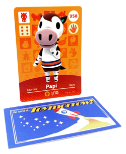 Animal Crossing Nintendo Amiibo - PAPI #358 - Series 4 Authentic Card - Image 1