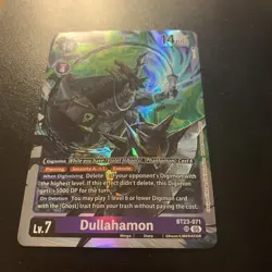 Digimon Card Game Dullahamon BT23-071 SR BT23 Hackers Slumber - Image 1