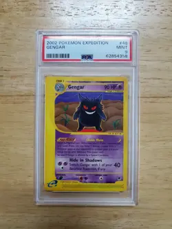 Pokemon PSA 9 MINT 2002 Gengar 48/165 Expedition Rare Card - Image 1