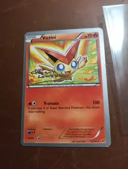 Pokemon VICTINI Card NOBLE VICTORIES Set 15/101 World Championships 2013 - Image 2