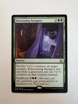 Increasing Savagery - MTG Duel Decks: Mind vs. Might - NM - Image 1