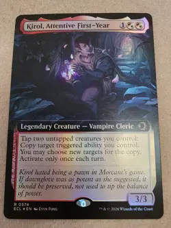 Kirol, Attentive First-Year - Foil - (Extended Art) Lorwyn Eclipsed - Mtg - Image 1