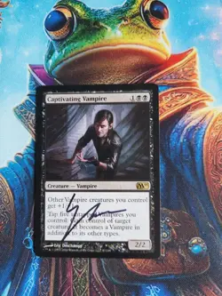 MTG Captivating Vampire - M11 Regilar - Signed By Artist, LP - Image 1