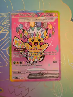 Pokemon Pikachu EX SIR 277/217 Ascended Heroes English - Pack Fresh - NM - Image 1