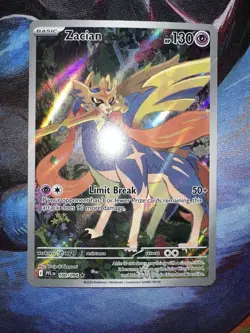 Pokemon TCG Zacian Phantasmal Flames Illustration Rare 100/094 Near Mint NM - Image 1