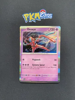 Pokemon TCG Deoxys Paradox Rift 074/182 Holo Rare NM. - Image 1