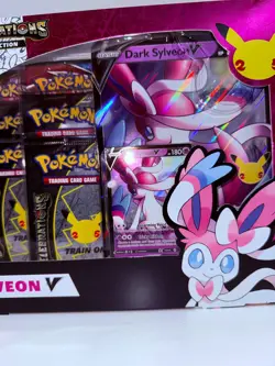 Pokemon Celebrations Dark Sylveon V 25th Anniversary Collection Box | Sealed - Image 4