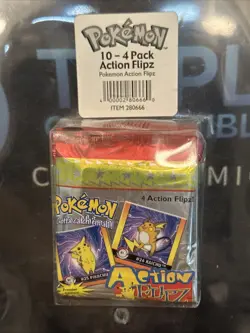 Pokemon Action Flipz 10-Pack Booster Blister Hard Plastic - New & Sealed - Image 1