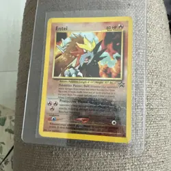 Entei #34 Black Star Promo Reverse Holo Rare Vintage Pokemon - PSA 1 POTENTIAL - Image 1