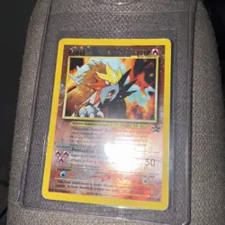 Entei #34 Black Star Promo Reverse Holo Rare Vintage Pokemon - PSA 1 POTENTIAL - Image 2