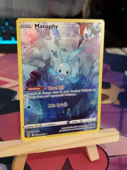Pokemon TCG Manaphy Crown Zenith: Galarian Gallery Set GG06/GG70 Holo Rare Full - Image 4