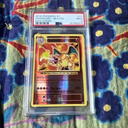 2016 Pokemon XY Evolutions Charizard Reverse Holo Foil 11/108 PSA MINT 9 - Image 1