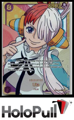 One Piece Paramount War Uta #OP02-120 Secret Rare - Image 1