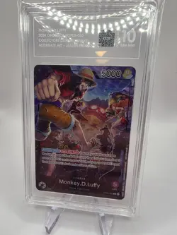 Monkey.D.Luffy (PSA Magazine) OP05-060 One Piece Promo Leader - TAG 10 - Image 3