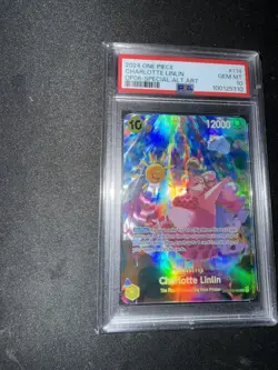 2024 ONE PIECE OP06-114 CHARLOTTE LINLIN SPECIAL ALT ART FOIL PSA 10 - Image 3