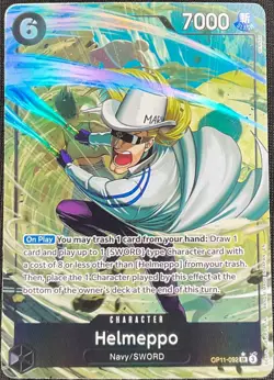 One Piece Helmeppo OP11-092 A Fist Of Divine Speed Super Rare NM - Image 1
