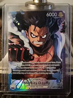 Monkey D. Luffy Leader (Alternate Art) A Fist Of Divine Speed English OP11-040 - Image 1