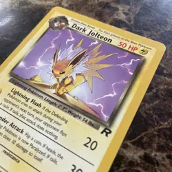 Dark Jolteon 38/82 - Unlimited Edition Regular - Team Rocket Pokemon Card MP - Image 2