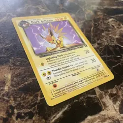 Dark Jolteon 38/82 - Unlimited Edition Regular - Team Rocket Pokemon Card MP - Image 3