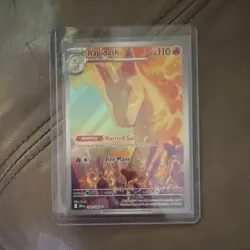 Pokemon TCG Rapidash Illustration Rare 189/182 Sv10: Destined Rivals Holo Card - Image 1