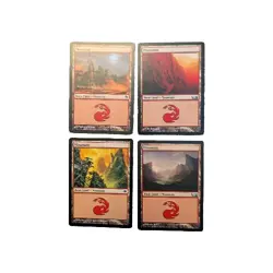 Magic: The Gathering MTG Lot of 200 Basic Lands 5x 40 Cards Each Color - Image 3