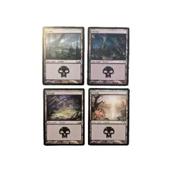 Magic: The Gathering MTG Lot of 200 Basic Lands 5x 40 Cards Each Color - Image 4