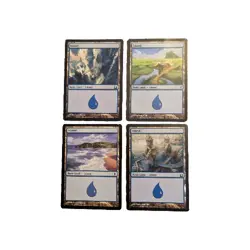 Magic: The Gathering MTG Lot of 200 Basic Lands 5x 40 Cards Each Color - Image 5
